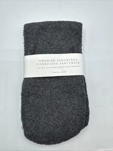 Neu Schwedische Strümpfe Reisesocken meliert GRAU Bio-Baumwollmischung Neu mit Etikett - Bild 1 von 3