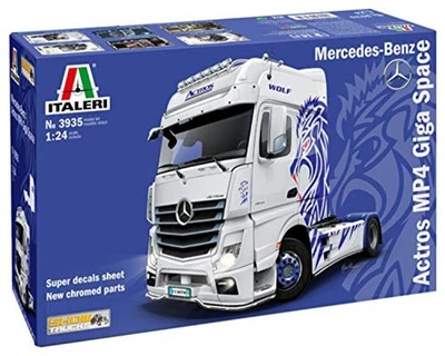 Italeri-3935 Mercedes Benz Actros MP4 Giga Space Scala 1:24, modellismo, Model K - Immagine 1 di 4