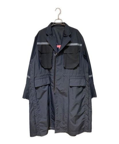 SACAI Cappotto militare nylon ripstop taglia L US resistente impermeabile giacca