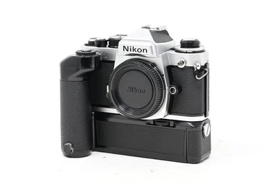 Cuerpo de cámara Nikon FE2 Film 35 mm SLR solo con unidad de motor MD-12-(#B81) Foto 1 de 4