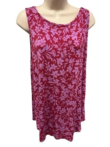 Old Navy Floral Sleeveless Top Women’s Size Large - Picture 1 of 5