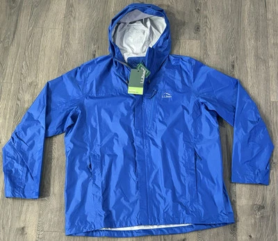 Vintage LL Bean Trail Model Rain Jacket New With Tags Sapphire Men’s XXL - Image 1 of 4
