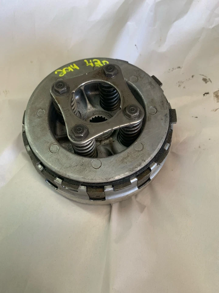2010 Honda Rancher 420 Trx420 Complete Clutch W Plates Basket Hub - Image 1 of 4