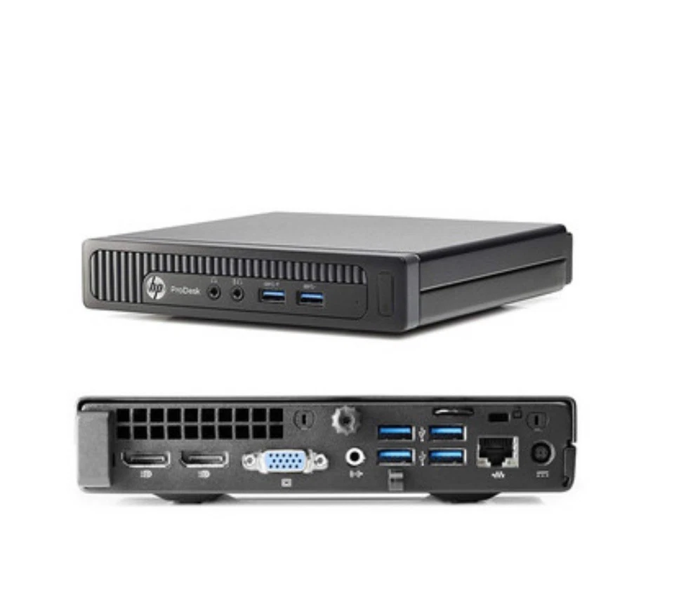 HP ProDesk 600 G1 (Intel Core i3-4160T, 500GB SSHD, 4G RAM) Desktop Mini PC  blk - Image 1 of 1