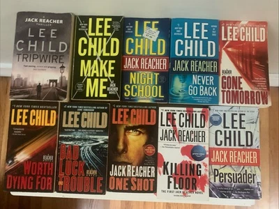 JACK REACHER Series Lot Of 10 Lee Child Paperback Books Foto 1 de 4