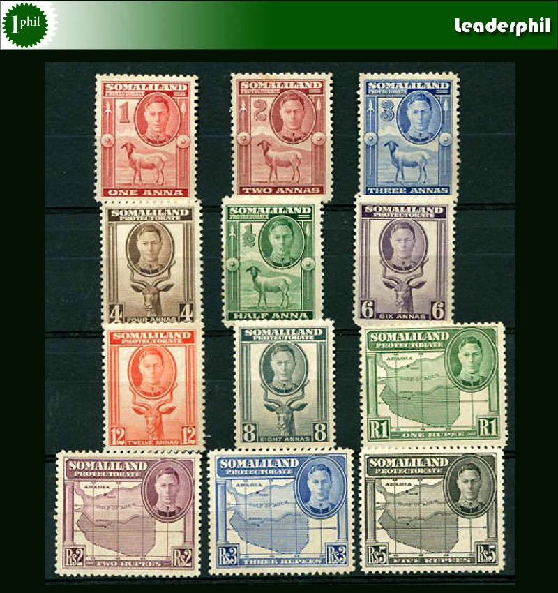 BRITISH SOMALILAND Yv  76/87 Complete Set Mint no Gum - Image 1 of 1