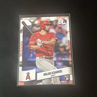 2024 Nolan Schanuel Topps Big League RC Rookie Card Los Angeles Angels #46 - Image 1 of 2