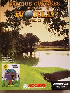 Famous Courses of the World: Volume II C64 Floppy Disc - Picture 1 of 3