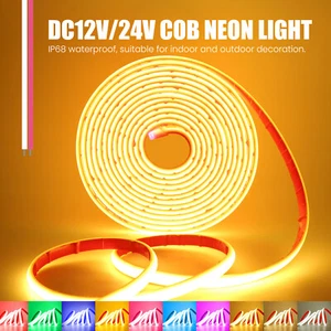 Striscia LED al Neon 12V Flessibile Impermeabile Silicone Luce Interior Exterior - Foto 1 di 22