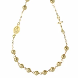 Rosenkranz Kette 18 Karat Gelbgold Unisex - Bild 1 von 2