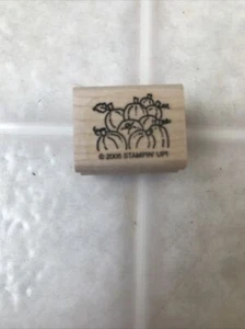 Stampin Up Rubber Stamp Pumpkin Pile Fall Harvest Food 2005 - Picture 1 of 4