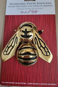 NEW Bumblebee Polished Exterior Handcrafted Brass Door Knocker - Picture 1 of 1