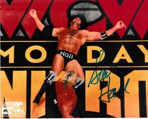 Scott Hall Autographed 8x10 WCW WWE NWO Photofile Deceased G406 - Picture 1 of 1