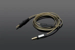 Silver Plated Audio Cable with mic For Neumann ndh 20 30 AKG K361 headphones - Picture 1 of 7