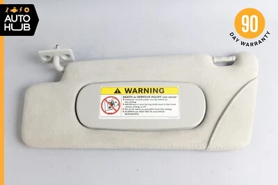 03-12 Mercedes R230 SL55 AMG SL600 Left Side Sun Visor Shade Grey Suede OEM - Image 1 of 4