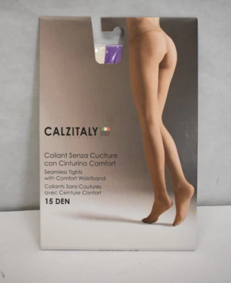 Calzitaly Medias Transparentes Sin Costuras Cintura Cómoda 15 Dernier Pantimedias Lila S Foto 1 de 4