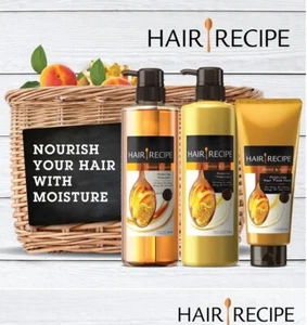 HAIR RECIPE Honey & Apricot Moisture Recipe Shampoo Conditioner Hair Treatment - Picture 1 of 5