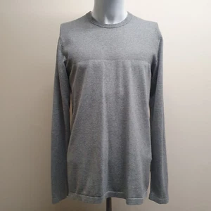 Michael Kors Mens Grey Jumper Pullover Long Sleeve Medium 100% Cotton - Picture 1 of 7