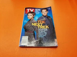 ⭐️⭐️⭐️⭐️⭐️ TV Guide August 25-31 2001 Star Trek On Front Cover - Picture 1 of 5