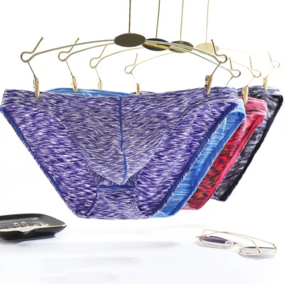 Intimo Da Uomo Slip Bikini Lisci A Vita Bassa Slip Boxer Traspiranti Sexy ☆ - Immagine 1 di 4