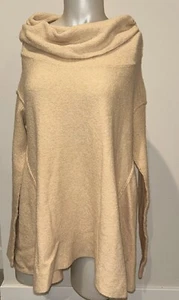 Free People Ivory/Cream Strawberry Fields Off-Shoulder Sweater Sz Large - Picture 1 of 3