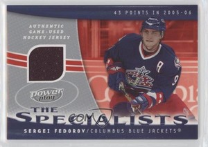 2006-07 Upper Deck Power Play The Specialists Sergei Fedorov #S-SF HOF