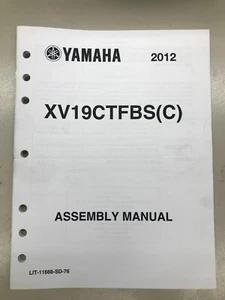 Yamaha Stratoliner Deluxe 2012 manual de montaje - Imagen 1 de 1