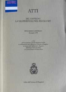 KONGRESSAKTE LA VALDINIEVOLE IM 14. JAHRHUNDERT GEMEINDE BUGGIANO 1999 - Bild 1 von 1