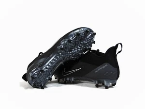 Nike Alpha Huarache 8 PRO LAX Black Lacrosse Cleats Sz 3.5 NEW CW4439 011 RARE - Picture 1 of 8