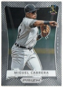 Miguel Cabrera 2012 Panini Prizm Base Card #24