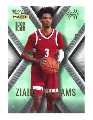 /5 SP 2022 Wild Card Matte Exclusive X-Plode Basketball #MXPN-25 Ziaire Williams - Image 1 of 2