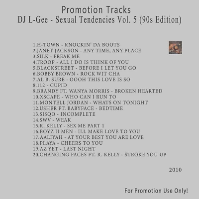 90's R&B.. White CD. Janet Jackson, Boyz II Men, Brandy, Aaliyah 2010 Mixtape Foto 1 de 2