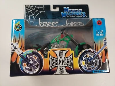 Jesse James Muscle machines 1 18 West Coast Choppers JJ04-18-12 - Image 1 of 4