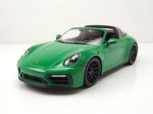 Porsche 911 992 Targa 4 GTS 2021 Verde Coche a Escala 1:18 Minichamps - Imagen 1 de 9