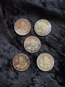 Deutschland 5x 2 Euro 2023 Hamburg Elbphilharmonie Gedenkmünzen Euromünzen ADFGJ - Bild 1 von 2