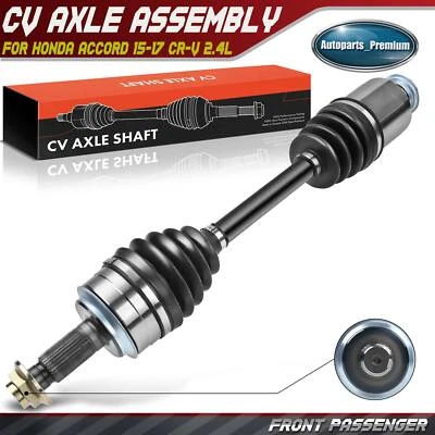 Conjunto de eixo dianteiro do lado do passageiro CV para Honda Accord 2015-2017 CR-V L4 2.4L - Imagem 1 de 4