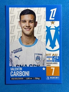 Figurine Panini Sticker Foot 2024-25 2025 n.223 Valentin Carboni (Marseille) - Imagen 1 de 1