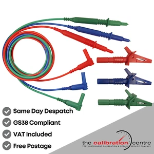 Juego de cables rojos verdes azules FLUKE 1651B 1652B 1653B 1664 probador multifunción - Imagen 1 de 3