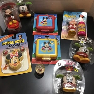 Disney Mickey Mouse & Minnie Grab Lot 9 Pieces - Picture 1 of 9