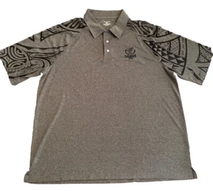 Duke's Beach House Maui Surfing Polo Shirt 2XL Gray - Picture 1 of 6