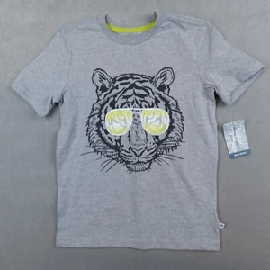 NWT Tommy Bahama T Shirt Boys Size Medium 7/8 Graphic Print Short Sleeves Gray - Picture 1 of 6