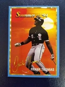 Frank Thomas Chicago White Sox Summer of 1994 Gold Prism NM - Picture 1 of 2