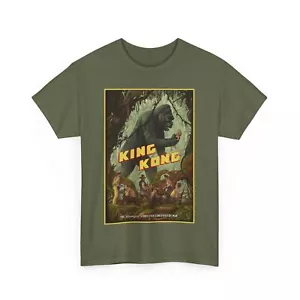 King Kong T Shirt Unisex Heavy Cotton Tee - Picture 1 of 61