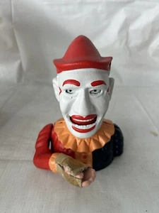 Der Clown Spardose von 1882 - rollt jedes Mal mit den Augen, wenn er eine Münze isst - Bild 1 von 9