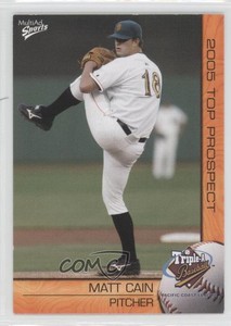 2005 MultiAd Sports Pacific Coast League Top Prospects Matt Cain #9