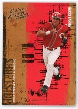2005 Donruss Leather & Lumber Barry Larkin Card #12 HOF