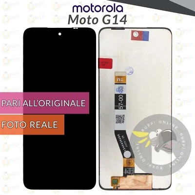 DISPLAY MOTOROLA MOTO G14 XT2341-3 PAYF0010IN SCHERMO LCD + VETRO TOUCH SCREEN