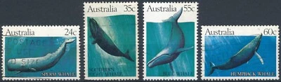 Киты - Австралия 1982 - F H - SG 838/41 - Изображение 1 из 3