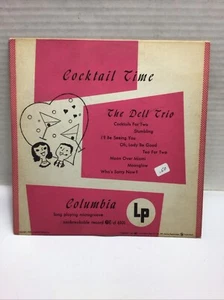 Cocktail Time The Dell Trio 78 Microgroove Columbia Tea For Two  Moon Over Miami - Bild 1 von 7