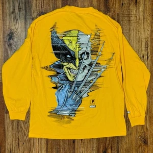 Primitive Skateboarding T-Shirt Marvel Wolverine X-Men Langarm Größe Lg - Bild 1 von 7